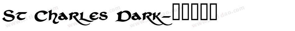 St Charles Dark字体转换